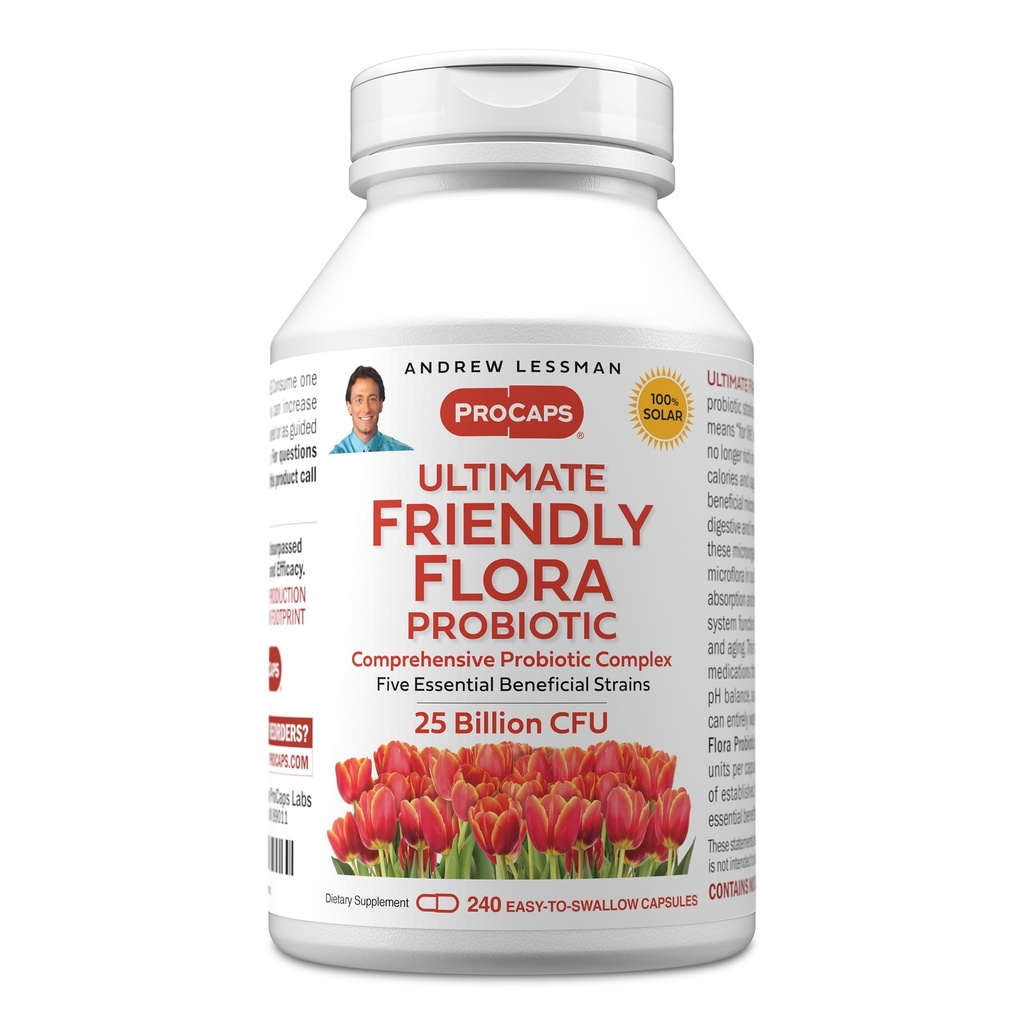 (原始内容存档于2018-09-21) (英语). Andrew Lessman Ultimate Fellower Probioules 240 Capsules - 25亿 CPU, 全面融合五种Probiotic Strains, 强大的Immune和消化支持. 女性或男性的抗生素