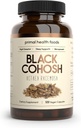 有机黑色Cohosh 1000 mg 60 服务于 QQ 绝食、夜汗和睡眠支持 QQ 蔬菜、有机、非GMO和Gluten Free