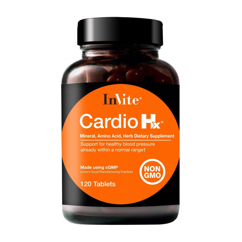 InVite Health Cardio Hx® - 支持循环、心脏和心血管健康 -- -- 包含Magnesium、Taurine、Hawthorn Berry -- -- 120块(2-Pack)