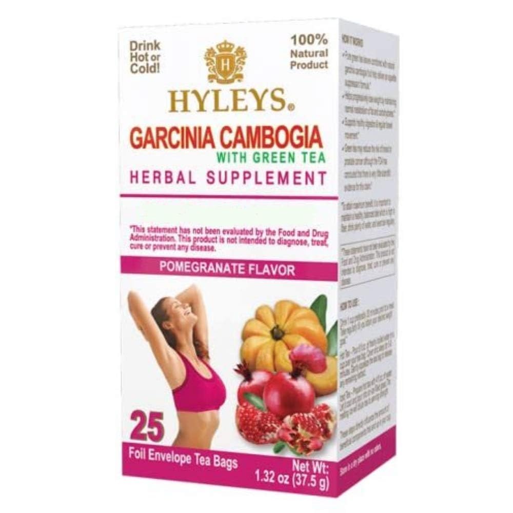 HYLEYS 茶 Garcinia Cambogia 绿茶加石榴花-25个茶袋