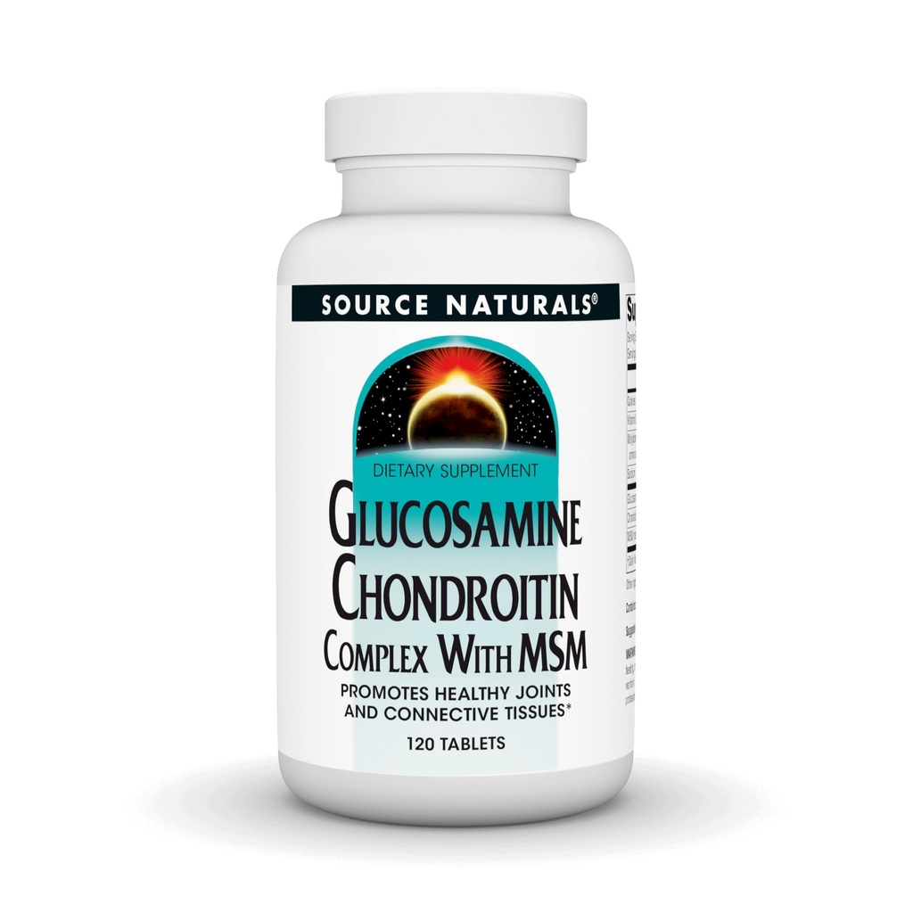 资料来源:Glucosamine Chondroitin综合体,配有Msm - 120片