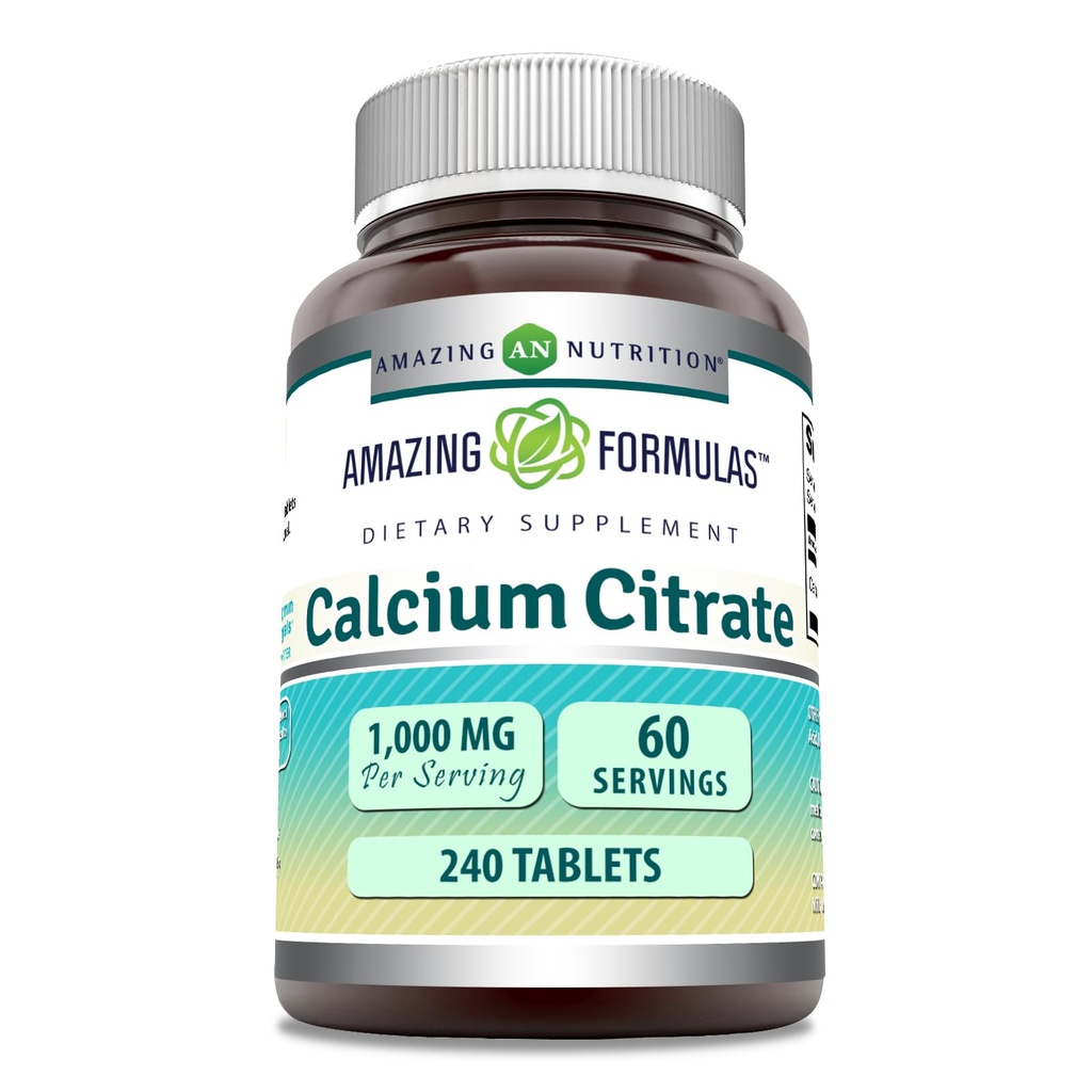 奇异公式 Citrate 1000 Mg QQ 平板电脑 Supplements QQ Non-GMO QQ Free QQ 在美国制造 (Pack QQ 240 Count)