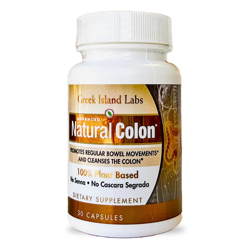 Natural Colon Cleanse Supplements – 30 Day Supplement – Gentle 消化解毒剂 – 帮助减少气体,布洛丁和便秘 – 支持健康古特函数
