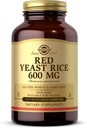 Solgar Red Yeast Rice 600 mg - 120 蔬菜卡普尔 - 非GMO、Vegan、Gluten & 奶制品免费,Kosher - 60 服务