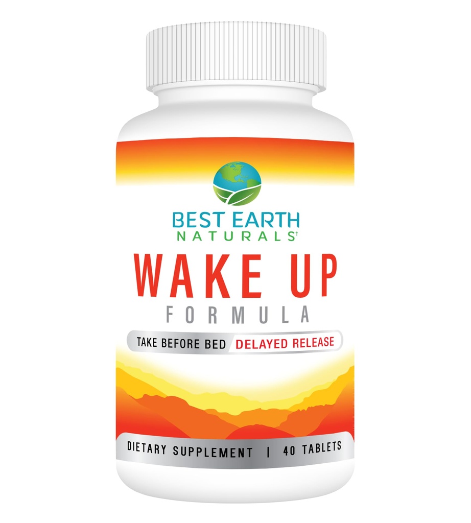 Best Earth Naturals Wake Up公式, 补充延迟时间释放能量 40 计数