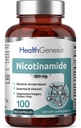 B-3 Nicotinamide 500 mg 100 Vcaps - Nicotinic Amide Niacin Natural Flush-Free Vitamin Formula - Supports Skin Cell Health