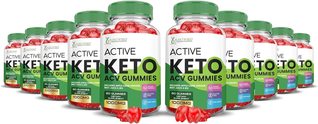 (10 Pack) 活动 Keto ACV Gummys 高级公式 1000MG 活动 Keto Gummys 苹果 苹果 苹果 苹果 苹果 醋 配以 石榴 甜菜 果汁 粉 B12 Vegan 非 GMO 600 Gummys 配制