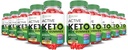 (10 Pack) 活动 Keto ACV Gummys 高级公式 1000MG 活动 Keto Gummys 苹果 苹果 苹果 苹果 苹果 醋 配以 石榴 甜菜 果汁 粉 B12 Vegan 非 GMO 600 Gummys 配制