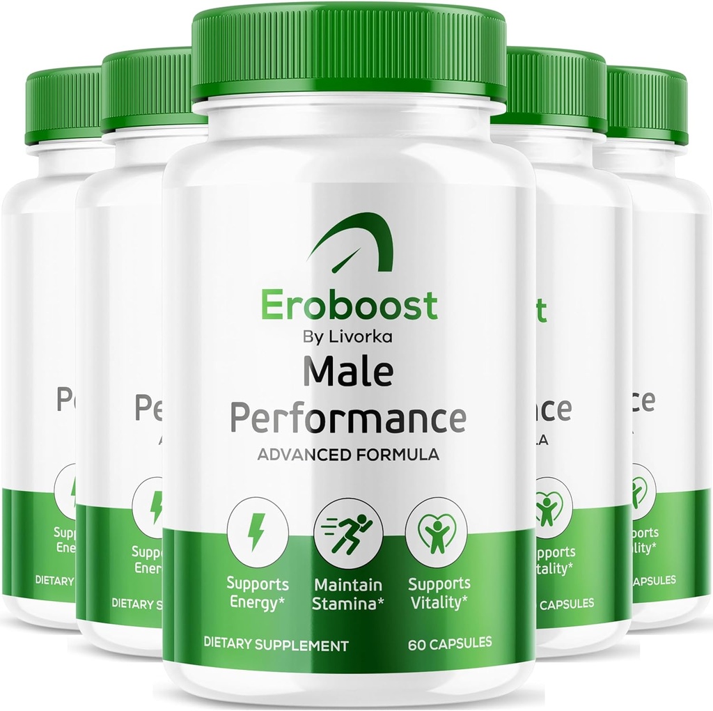 (5 Pack) Eroboost Supplement for Men - Official Eroboost Pills, EroBoost Support Capsules, EroBoost 高级公式, EroBoost Supplement, Ero Boost, 300 Capsules for 5个月