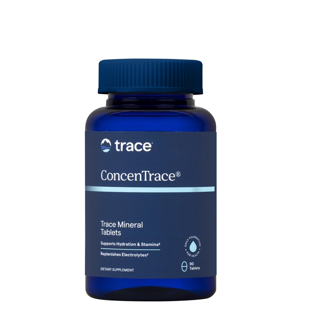 Trace Minerals ConcentTraces Trace Minerals Tables - 总体健康日常补充 - 自然能源,骨强力,健康连接型和免疫系统支持 - 90个计数(30个服务型)