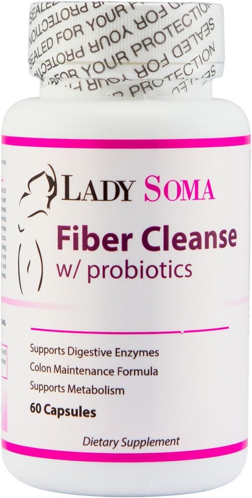 Soma Fiber女士,60卡普勒斯,妇女用避孕药清洁剂