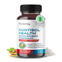 CORTISOL 健康 - Ashwagandha Magnesium Rhodiola St. John's Wort - 支持恢复,能源水平,脑健康 180天供应 - 美国制造