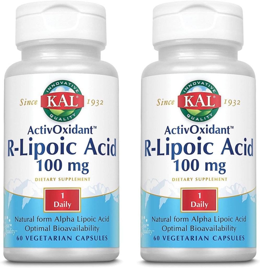 KAL 100 Mg R-脂酸活性药片,60 Counter QQ包2