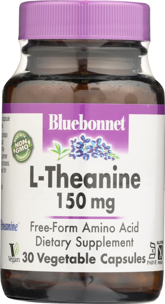 Bluebonnet 营养 L-Theanine 200 Mg, 30 Ct
