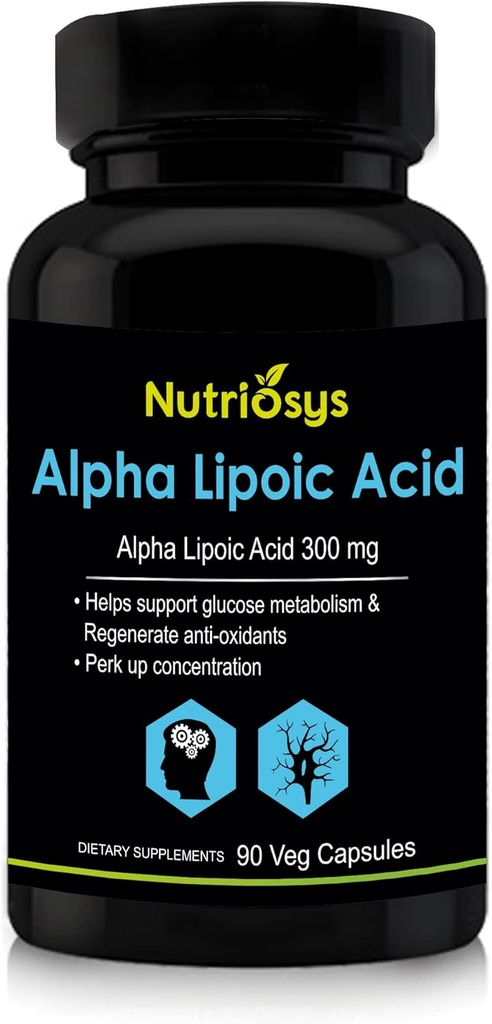 ALA 补编 — Alpha Lipoic Acid 300mg — 90 Veg Capsules — 有机抗氧化剂支持 — — Alpha-Lipoic Acido — Alfa Lipoico — — Alpha Lipoic — — Lipoic Acid — — ALA Capsules — —