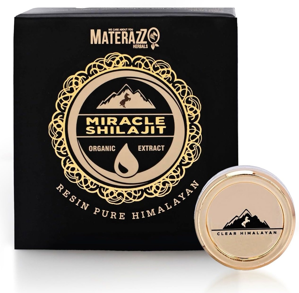 纯喜马拉雅Shilajit Resin 10g(1包) - 有机金品级补编,配有85+痕量矿物,富尔维奇酸 - 支持生命力和整体健康 - 男女理想
