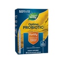 Nature's Way Fortify Optima Probiotic for Men and Women, 50 Billion Live Cultures, 6 Strains, Supports Digestive and Immune Health*, 30 Capsules (Packaging May Vary)