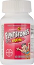 Flintstone Vit W/Iro 尺寸 60s Flintstones 儿童 多维塔明 补编 W/ Iron Chewable Tabs 60 Ct (Pack of 2)