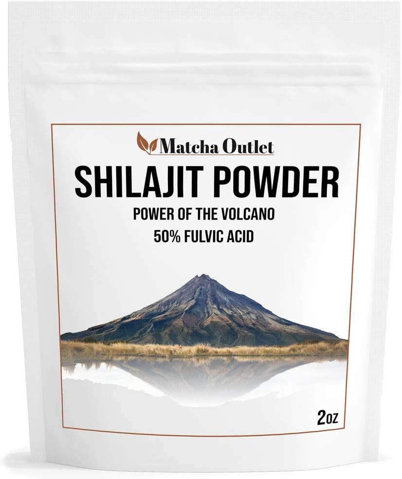 Matcha 输出 Shilajit 纯 提取粉末 2oz