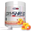 EHP实验室 OxyShred 非兴奋剂 工作前粉 - Stim Free Pre Workout, Cafeine Free Workout for Men and Women with L Glutamine & Acetyl L Carnitine - Peach, 60 services (英语).