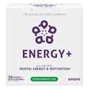 Energy+ 以工厂为主的精神能量和动力饮料,Pomegrate Lime, 30棒