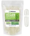 XPRS Nutra 大小 1 空盖 - 500 个清空 Vegan Capsules - 蔬菜药丸 - DIY 蔬菜药丸 填充 - Veggie Pill Caps for Do- It- yourself suppers