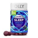 OLLY 超强睡眠 Gummy 5 mg Melatonin, L- Theanine, Chamomile, Lemon Balm 提取器, 睡眠援助, BlackBerry Flavor - 90 计数