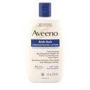 Aveeno Anti-Itch 将Lotion与Calamine和Triple Oat Complex, 皮肤保护剂用于快速消除Ivy、昆虫Bites、鸡痘和 Alergic Itches, 4 f.