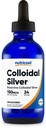 Nutricost Colloidal Silver 4oz, Cobalt Blue Glass Bottles