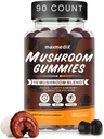 Maxmedix 蘑菇包 - 10x 蘑菇包 与 Ashwagandha 和 Lions Mane - 大脑助推器, 免疫支持, 能源 - 男女蘑菇包 90 可乐包