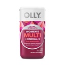 OLLY 超强女性多软胶,整体健康和免疫支持,Omega-3s,铁,维生素A,D,C,E,B12,Daily Multivevitamin,30日供应-60计.