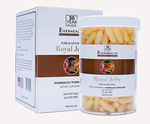 EVERHEALTH Vital Royal Jelly 1000mg (300 Softgels) Diet Supplement Authentic Pure Genuine Quality