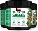 FORCE FACTOR 智能绿色超食品 粉末,3-Pack,支持文摘和布洛丁,豁免,和能源,绿化与Probiotics,消化酶,抗氧化剂,和Fiber,90服务