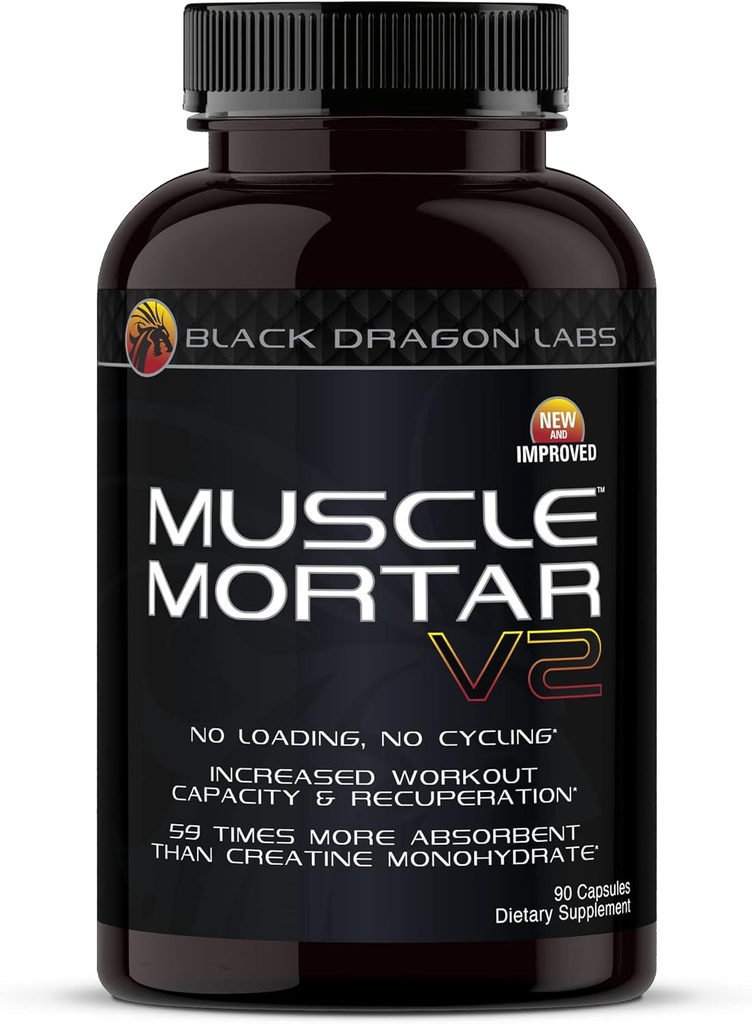 肌肉迫击炮Creatine HCL 增加力量和耐力 30种服务
