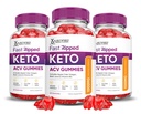 合理实验室(3 Pack Keto Rush Keto ACV Gummys Formula 1000MG Keto Rush Keto Gummys Apple Cider Vinegar Boost 与石榴蜂蜜汁粉 B12 Vegan Non GMO 180 Gummys 设计.