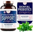 WINDSOR BOTANICALS 新鲜气囊胆固醇辅助补充剂和牙科抗生素