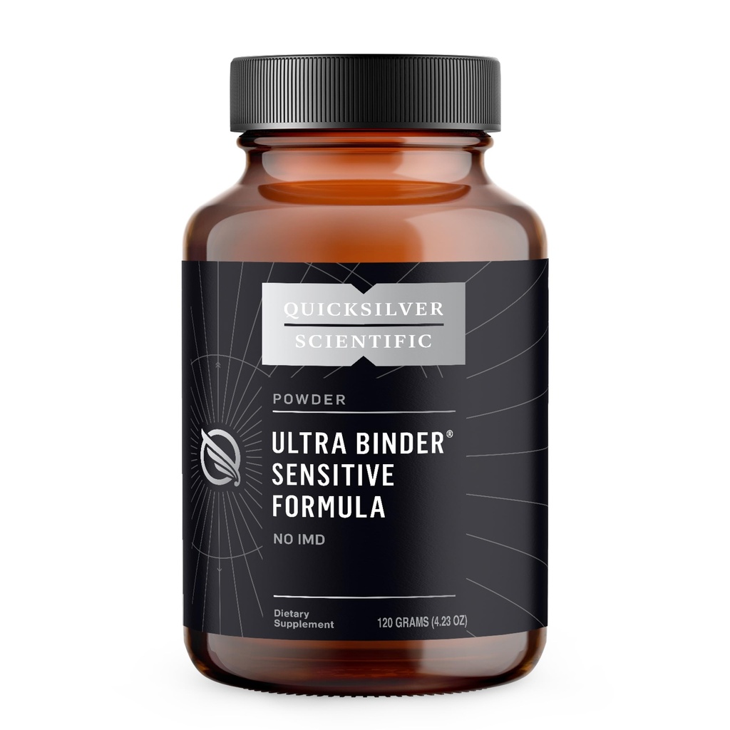 快速银质科学Ultra Binder敏感公式 - Gut 健康补充剂与活化炭,Bentonite Clay - 清洁支持粉(120g)
