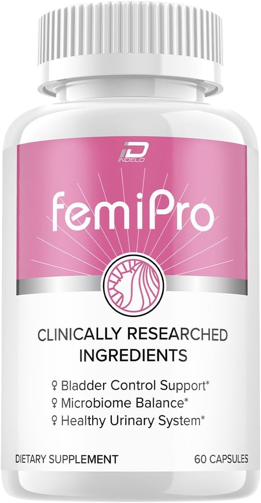 FemiPro支助补编 -- -- Probiotic Femi Pro Pills,FemiPro 24小时支持微生素 Probiome 尿液控制漏液健康,Femie Pro审查(60 Capsules)