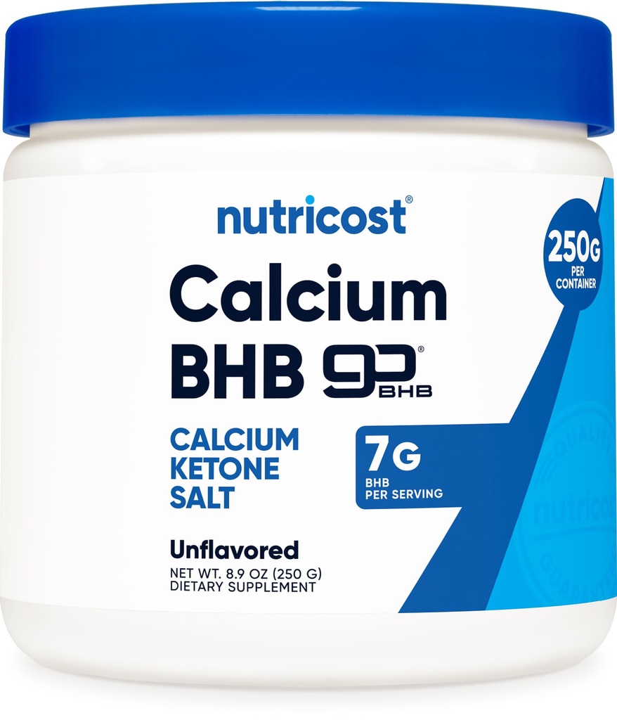 营养成本 BHB(250g) 无味- Calcium Ketone Salt - 非GMO 无胶质