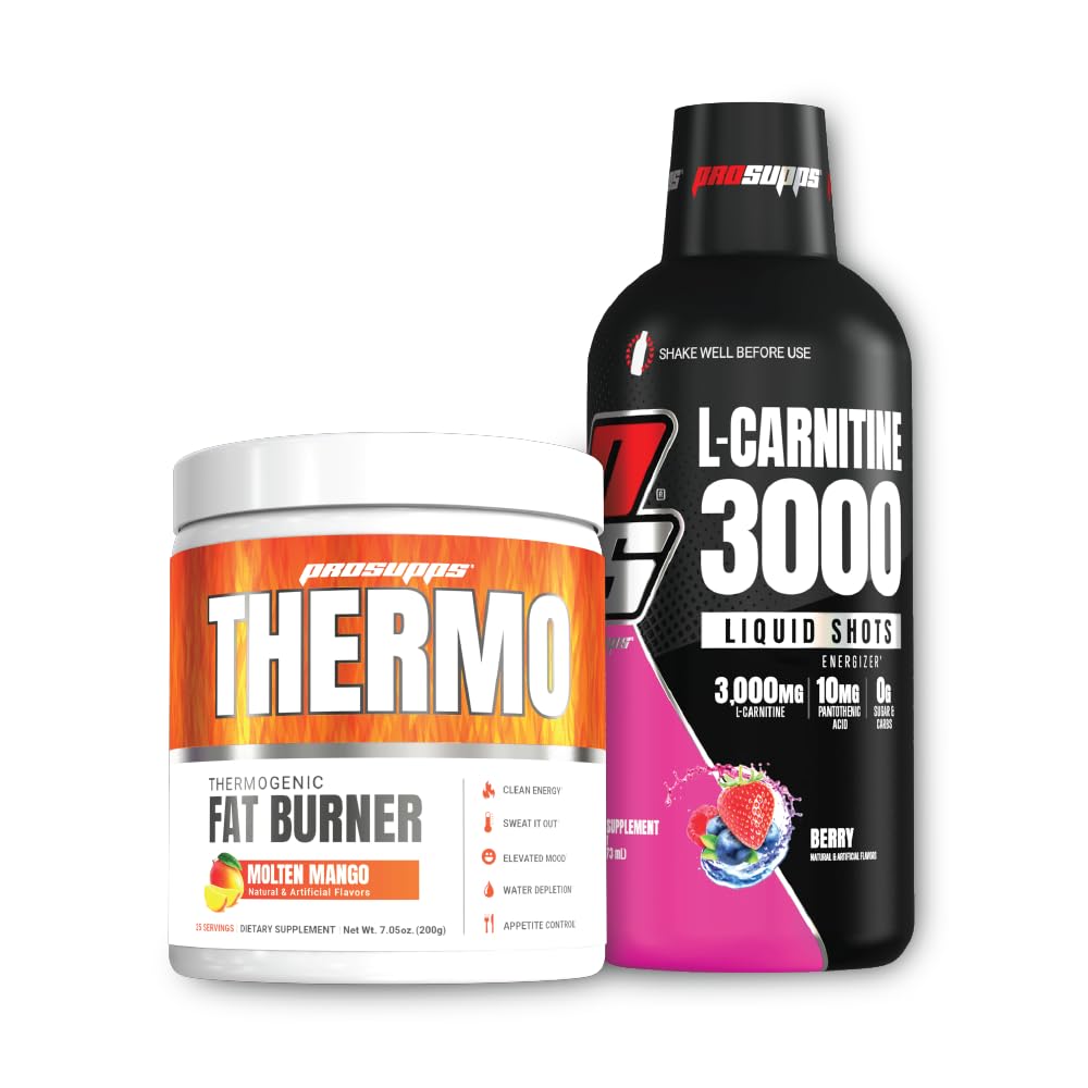 PROSUPS 热肥燃烧热火药 摩腾芒果和3000 L-Carnitine Berry - 重量管理和前期工作 - 能量、木气、Appetite控制