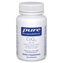纯封装 CoQ10 30 mg → Coenzyme Q10 能源、抗氧化剂、脑和细胞健康、认知和心血管支持的补充* 120 capsules