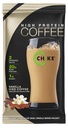 CHIKE 香草高蛋白冰咖啡,20G蛋白,2Shots Espresso,1G糖,Keto Friendly and Gluten Free,12 Single Service Packets