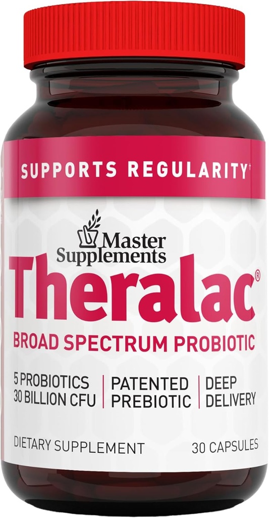 主补品 Therac - 30 Capsules - 优化口腔健康+气体和布洛丁减肥的多排增生剂 - Gluten Free - 30 services