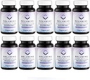 发光前置白色活性胶体复合体 - Max Dose 900mg Glutathione 配有 6X 助推器, ALA & NAC - 抗衰老皮肤亮光补充体 - 60个盖子 x 10瓶