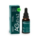 AG1 维生素 D3 K2 滴水,每服1 000IU 维生素 D3 滴水,每服100Mcg K2 滴水,支持骨密度和钙吸收(运动员绿素)