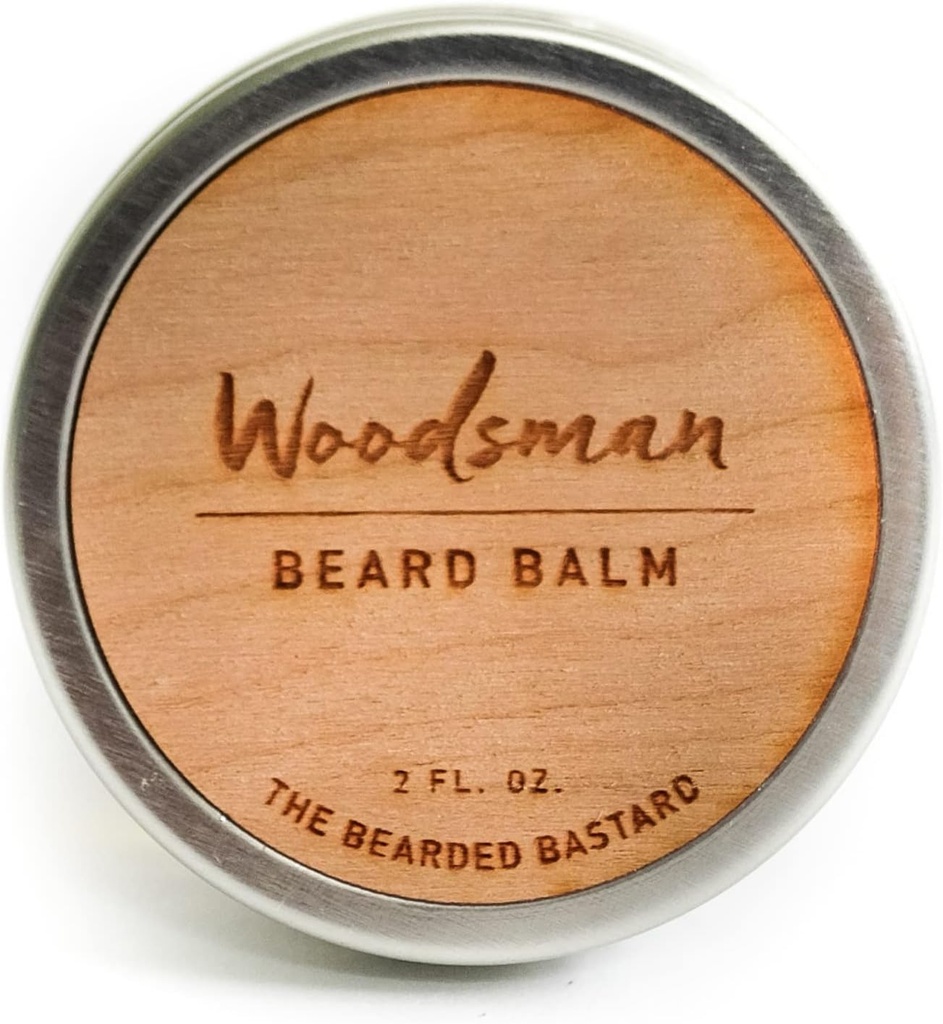 TBB Woodsman Beard Balm for Men – Tame & Style Your Beard – Beard controductioner with Shea Butter, Jojoba Oil, Argan Oil – Cedar Scent (2 Oz) (美国英语).