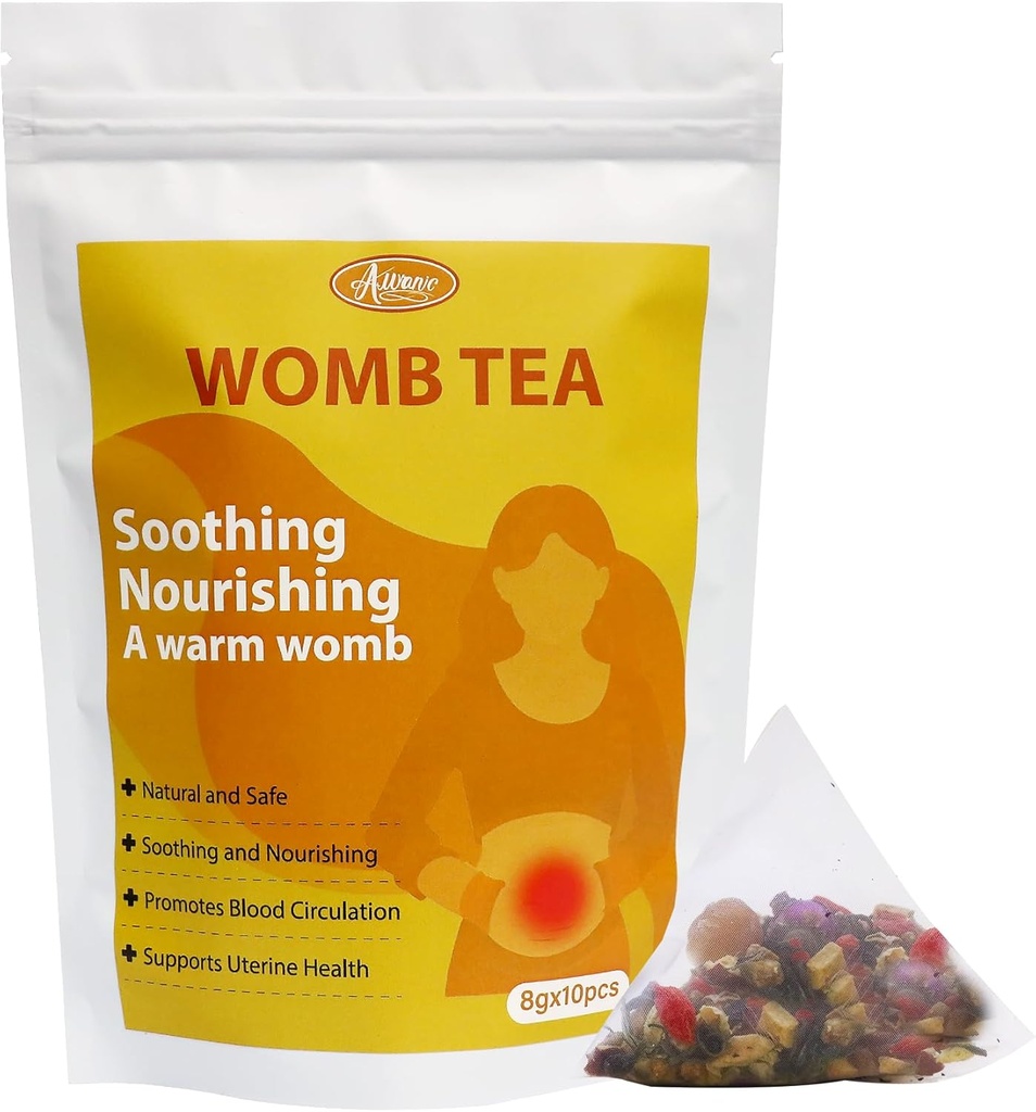 天然Womb解毒茶、Uterus为孕妇快速生育茶、Herbal Fibroid Teabag为Relieve Mestrual和Prime Cramps、Uterus清洁妇女保健