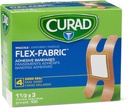 CURAD Flex-Fabric 粘着带, Knucle, 100 Ct, 1 BOX