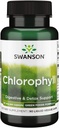 Swanson Chlorophyll - 绿色食品配方,支持身体的自然清洁和除臭过程 - 促进固醇健康支持 - (90 液化维基瓶,每瓶50毫克)