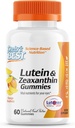 博士最佳Lutein Gummys与Lutemax 2020, 60 Ct, Chewable 自然眼支持补充, Marigold Lutein, Zeaxanthin, 眼健康与 Macular 支持, 非GMO, 天然水果 Pectin, Vegan